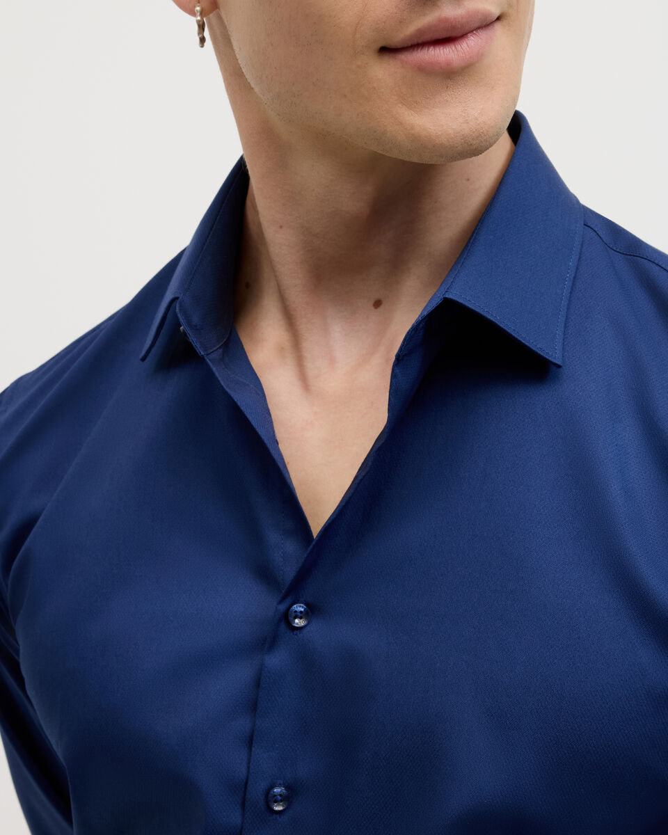 Eddie Long Sleeve Shirt, Rich Blue, hi-res